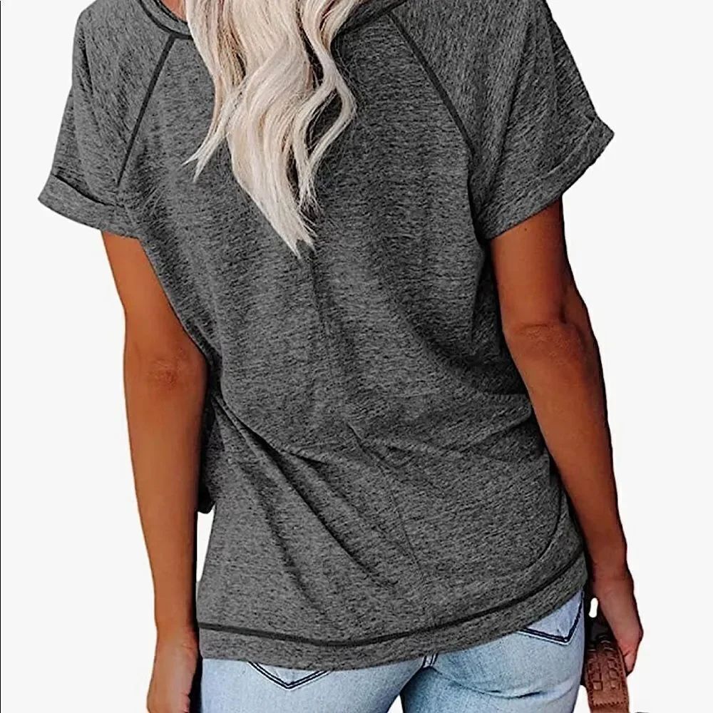 NWOT!! Dark Gray, Short-Sleeve, T-Shirt. Size Medium. - Picture 3 of 7